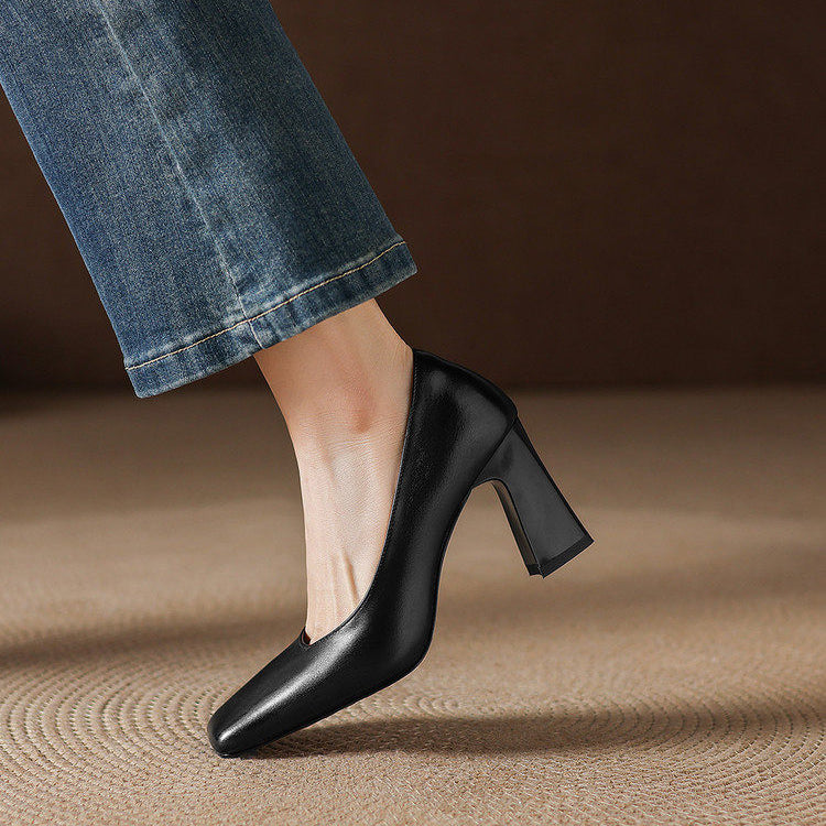Vella Genuine Leather Heels