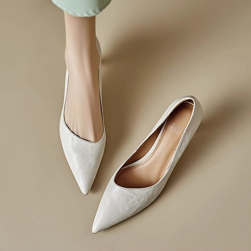 Kolen Genuine Leather Heels