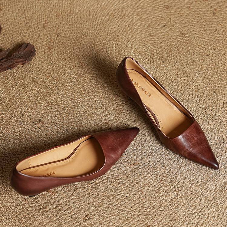 Amar Genuine Leather Heels