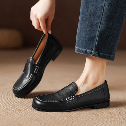 Galea Genuine Leather Loafers