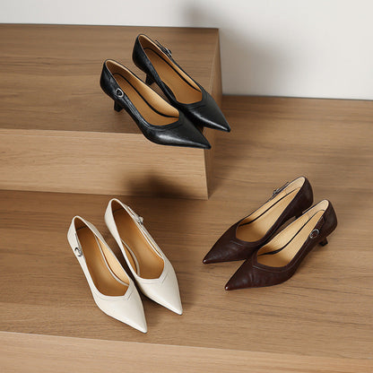 Moda Genuine Leather Heels