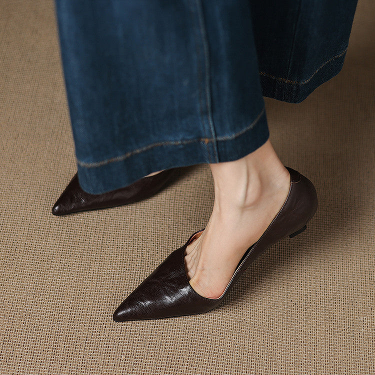 Arven Genuine Leather Heels