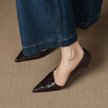 Arven Genuine Leather Heels