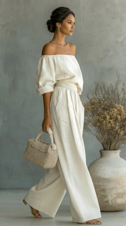 Liliána™ – Exclusive linen-effect set for a stylish summer • S1