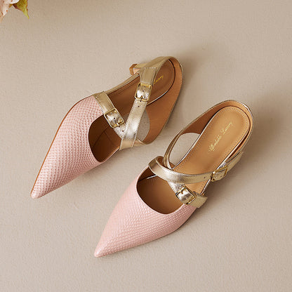 Brielle Genuine Leather Mules