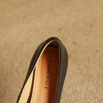 Yanil Genuine Leather Heels