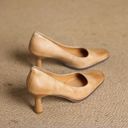 Diara Genuine Leather Heels
