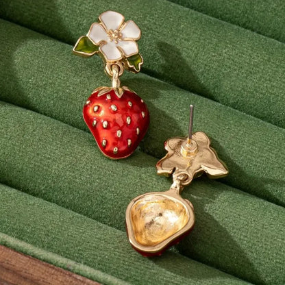 Rosalie Strawberry Drop Earrings