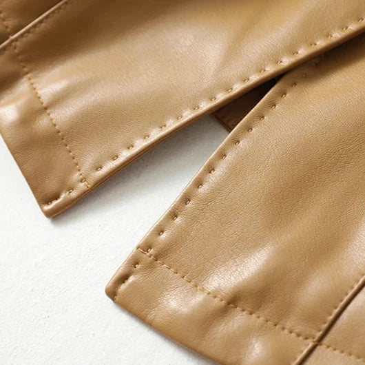 Rivera Lambskin Leather Blazer