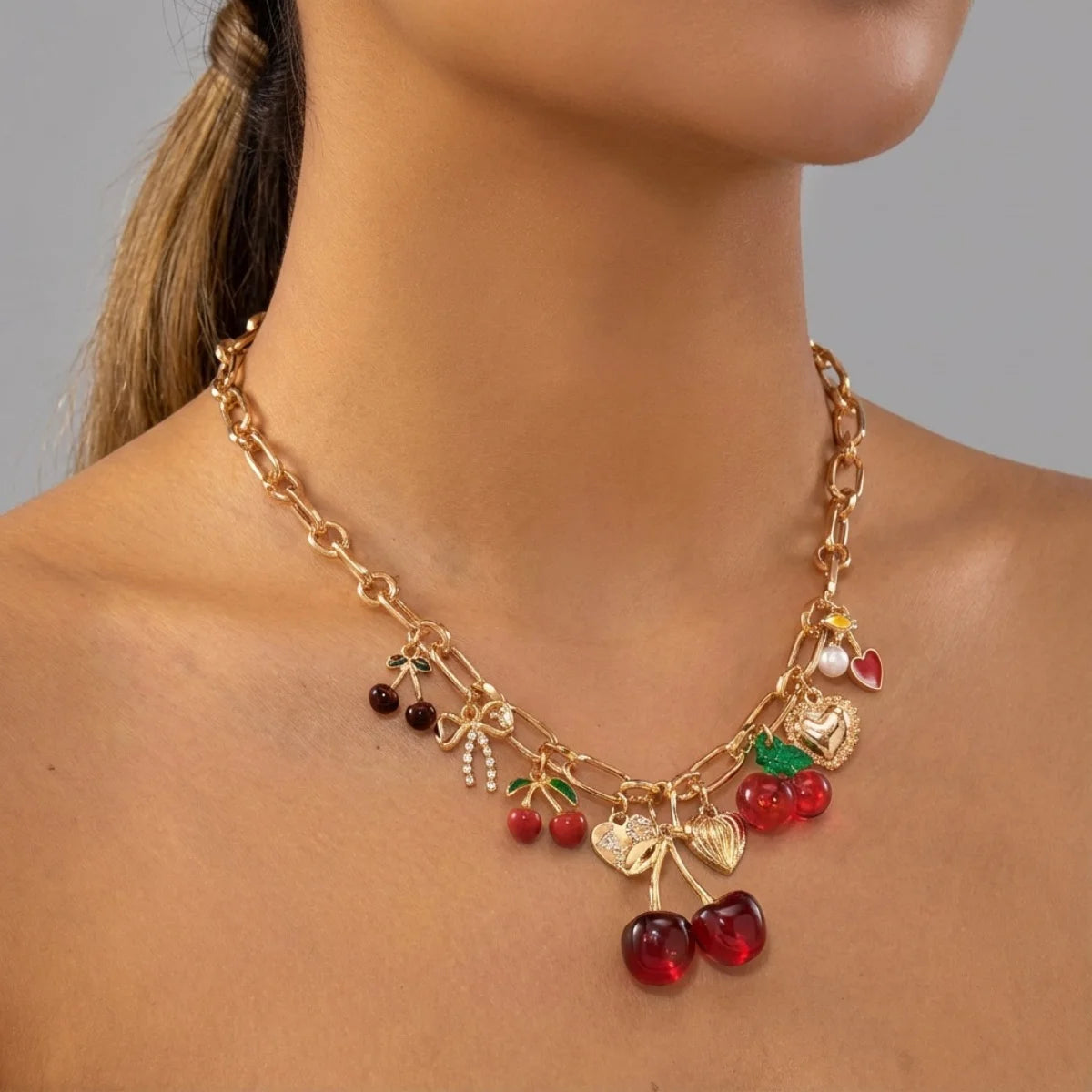 Cherry Charm Necklace