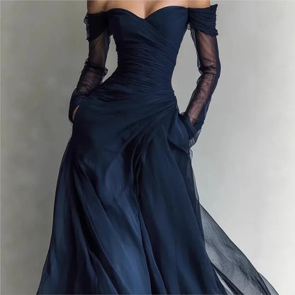 Eleonora - Long Off-Shoulder Dress