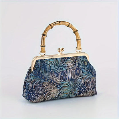 Zaria Bamboo Handle Purse