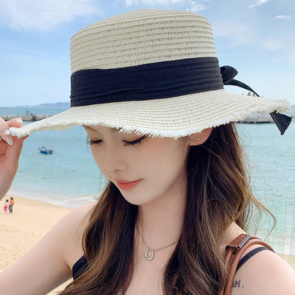 Rivera Bow Straw Hat