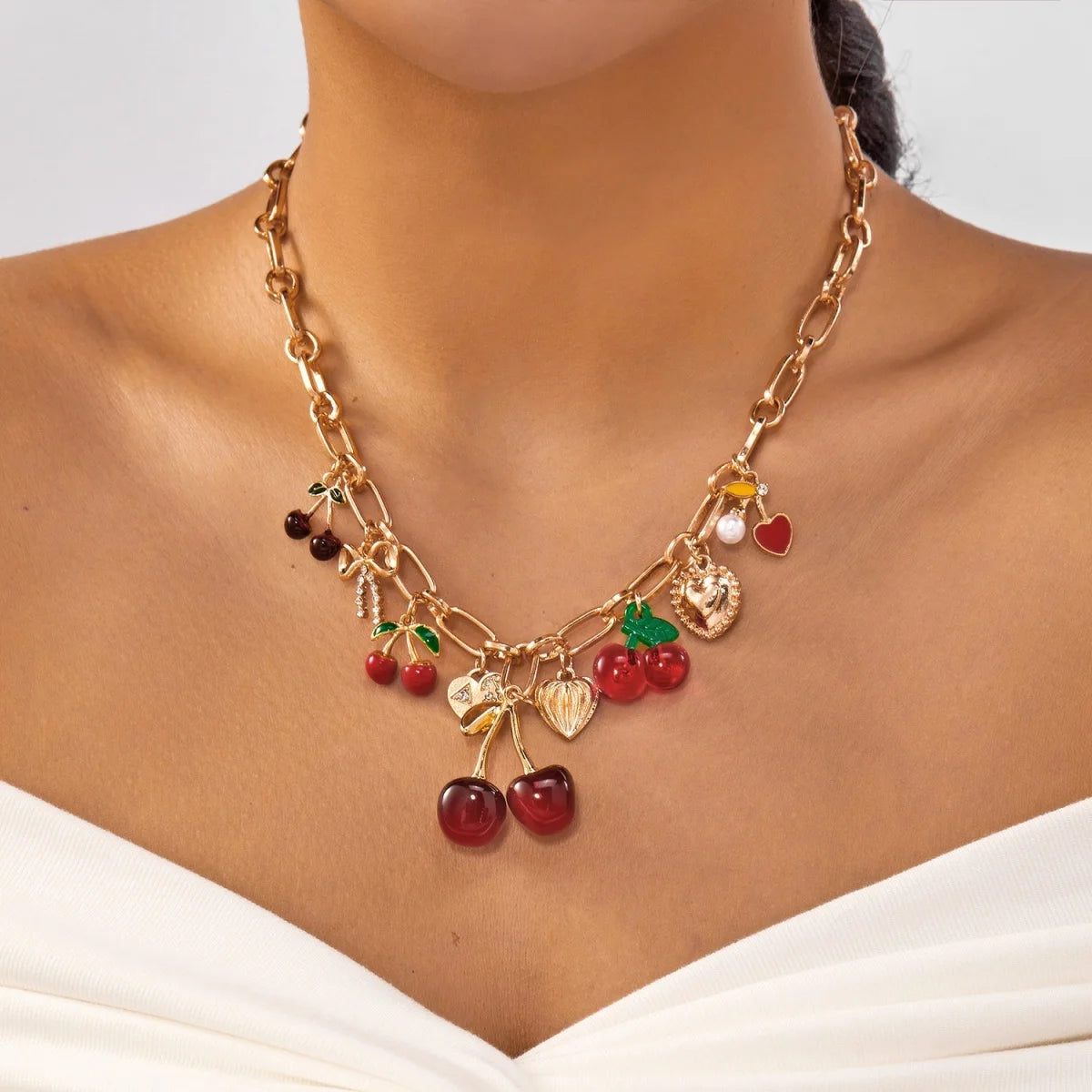 Cherry Charm Necklace