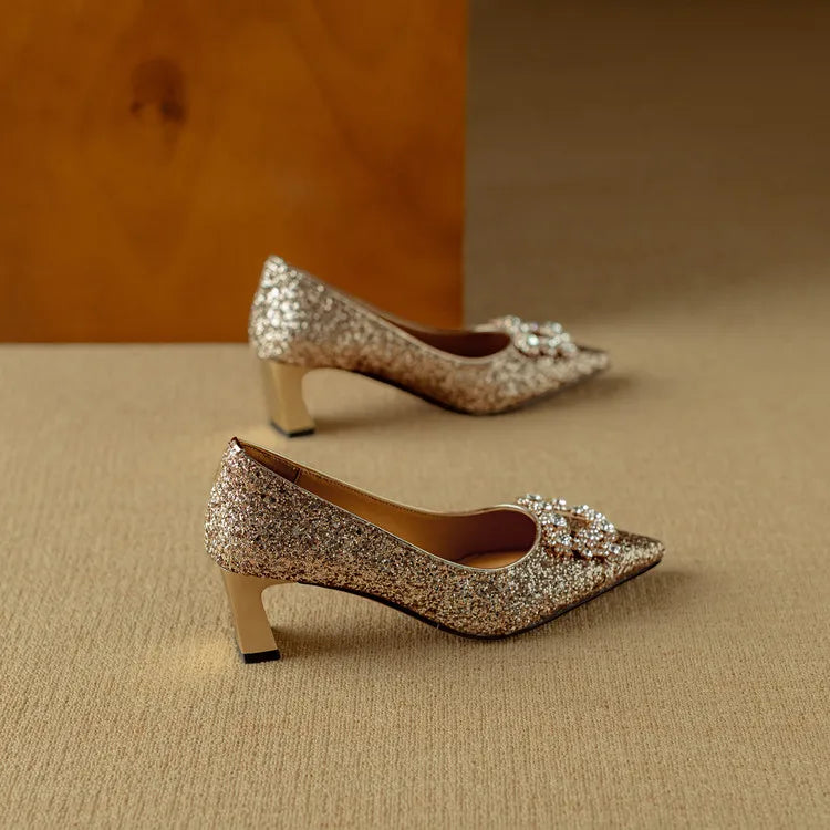 Glitter Pumps
