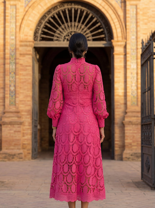 Carmona | Long Sleeve Turtleneck Dress