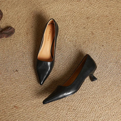 Amar Genuine Leather Heels