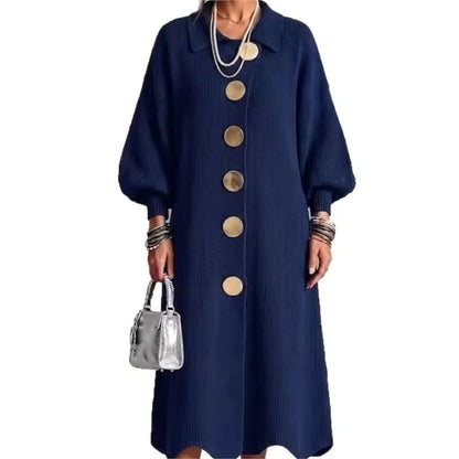 Clarie | Tummy-Covering Button-Down Dress