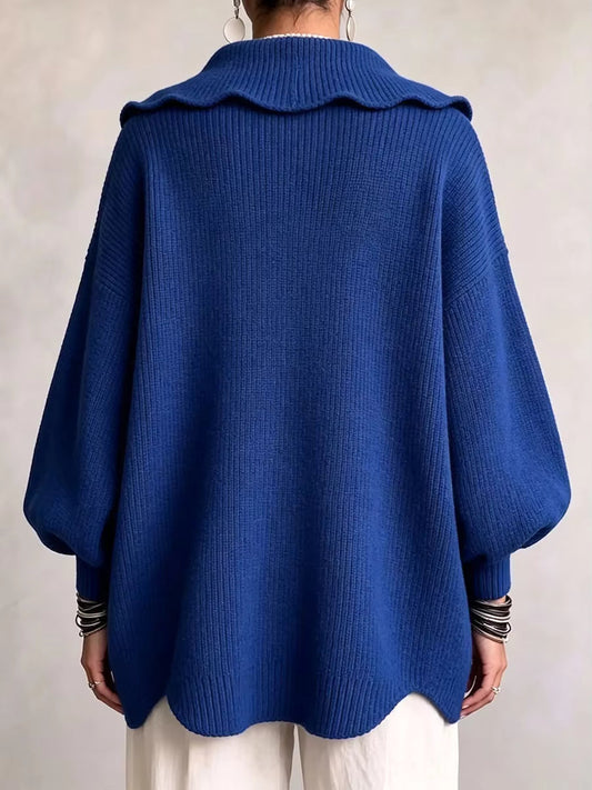 Candide | Ribbed Knit Button Cardigan