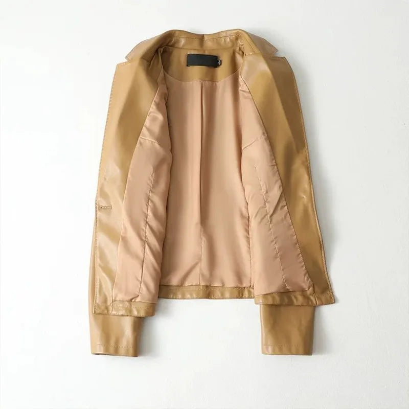 Rivera Lambskin Leather Blazer