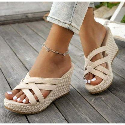 Adeline Crisscross Wedge