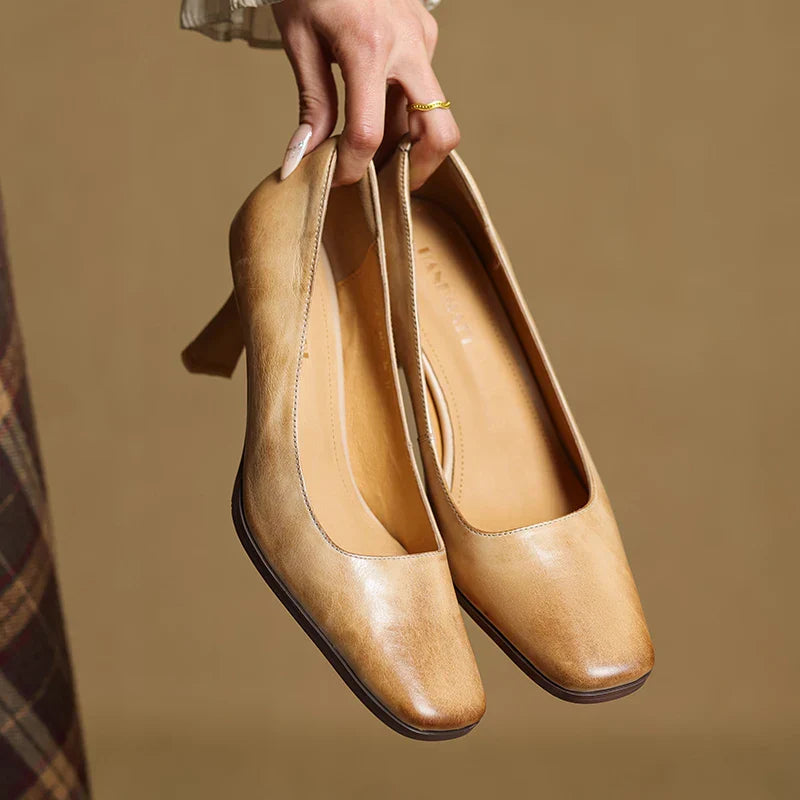 Diara Genuine Leather Heels
