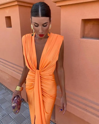 Stella & Grace™ | Elegant Pleated Dress