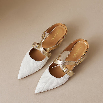 Brielle Genuine Leather Mules