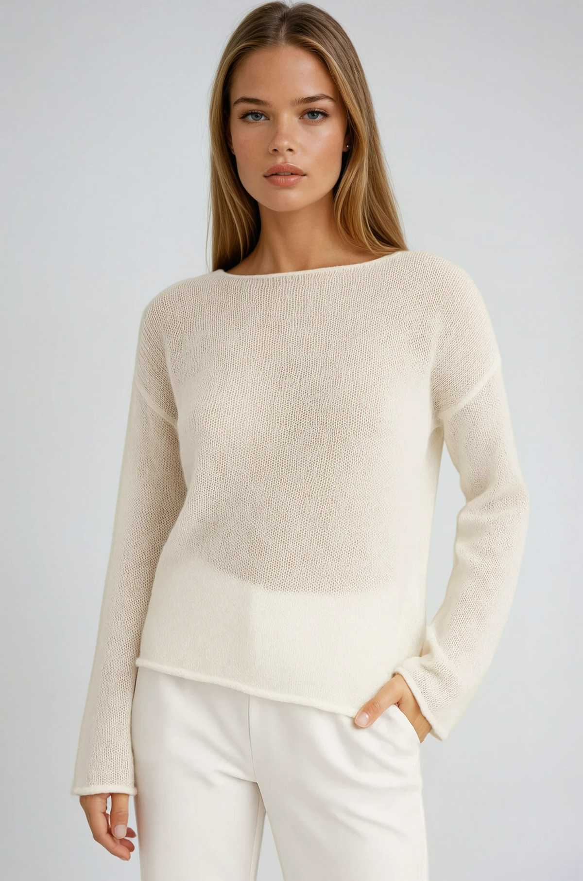 Elodie | Airy Boat-Neck Sweater