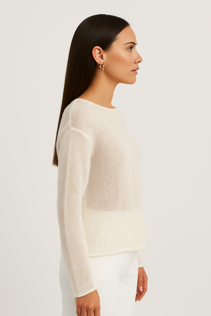 Elodie | Airy Boat-Neck Sweater