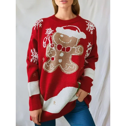Marlow | Gingerbread Christmas Sweater