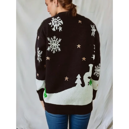 Marlow | Gingerbread Christmas Sweater