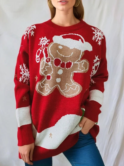 Marlow | Gingerbread Christmas Sweater
