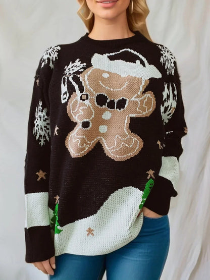 Marlow | Gingerbread Christmas Sweater