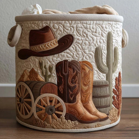 Western Spirit Quilted Basket - 2