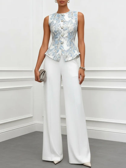 Jaydee Satin Camisole and Trousers Set