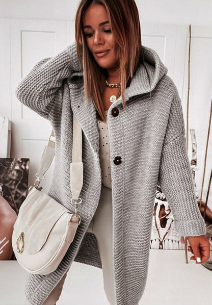 Women's Hooded Oversized Cardigan