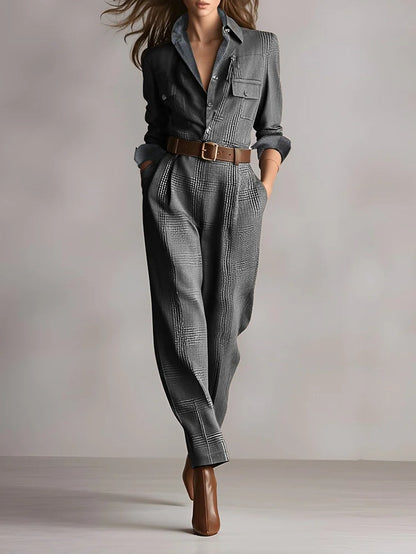 Hadley Tweed Utility Jumpsuit