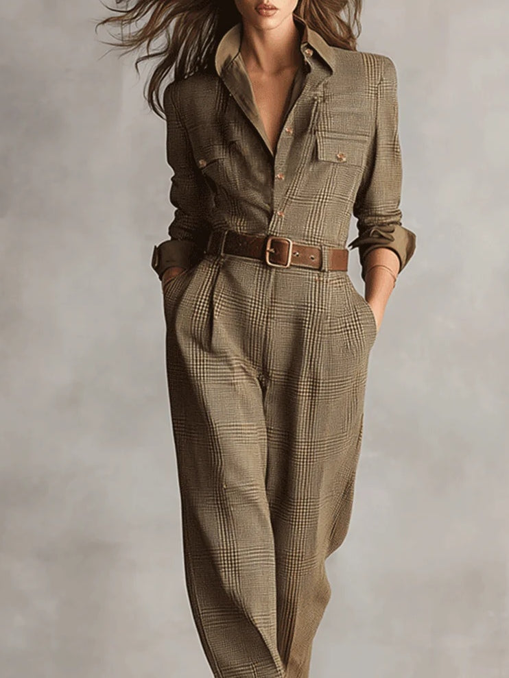 Hadley Tweed Utility Jumpsuit