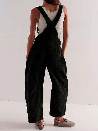 Annabelle Corduroy Workwear Jumpsuit