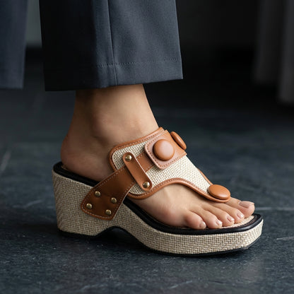 Elena Wedge Sandals