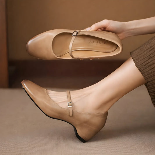 Ryla Genuine Leather Pumps