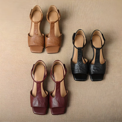 Zavia Genuine Leather Sandals