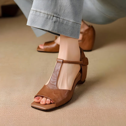 Zavia Genuine Leather Sandals