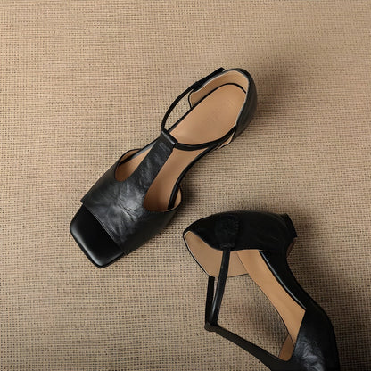 Zavia Genuine Leather Sandals