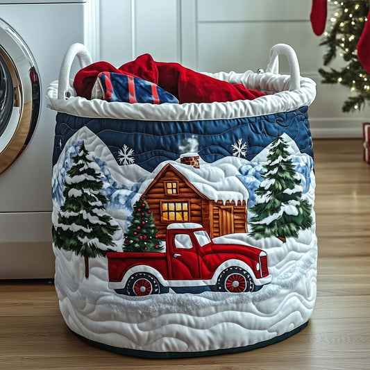 Alpine Christmas Truck Laundry Basket - 2