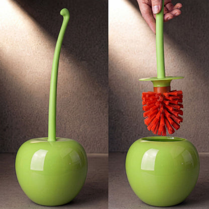 Cherry Toilet Brush Set