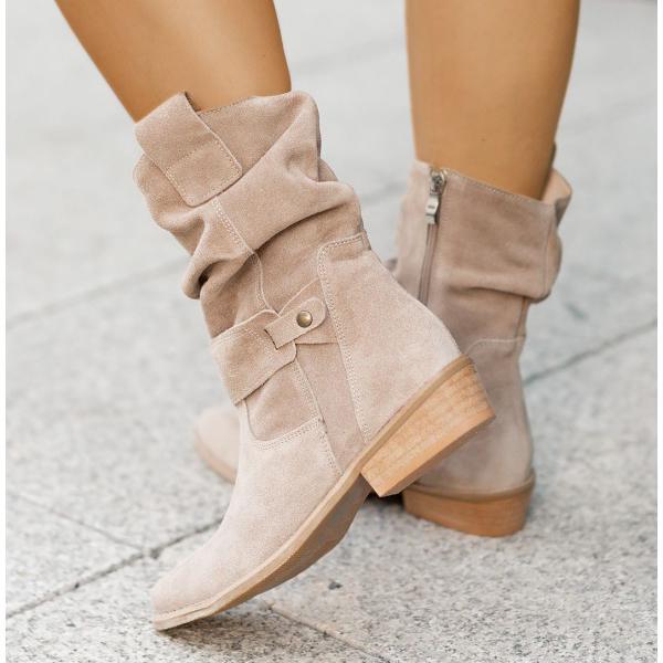 Leather-Style Boots