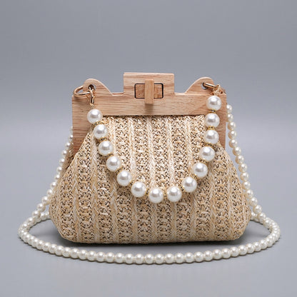 Ivory Pearl Crossbody Bag