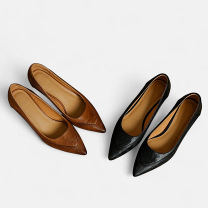 Refined Leather Heels